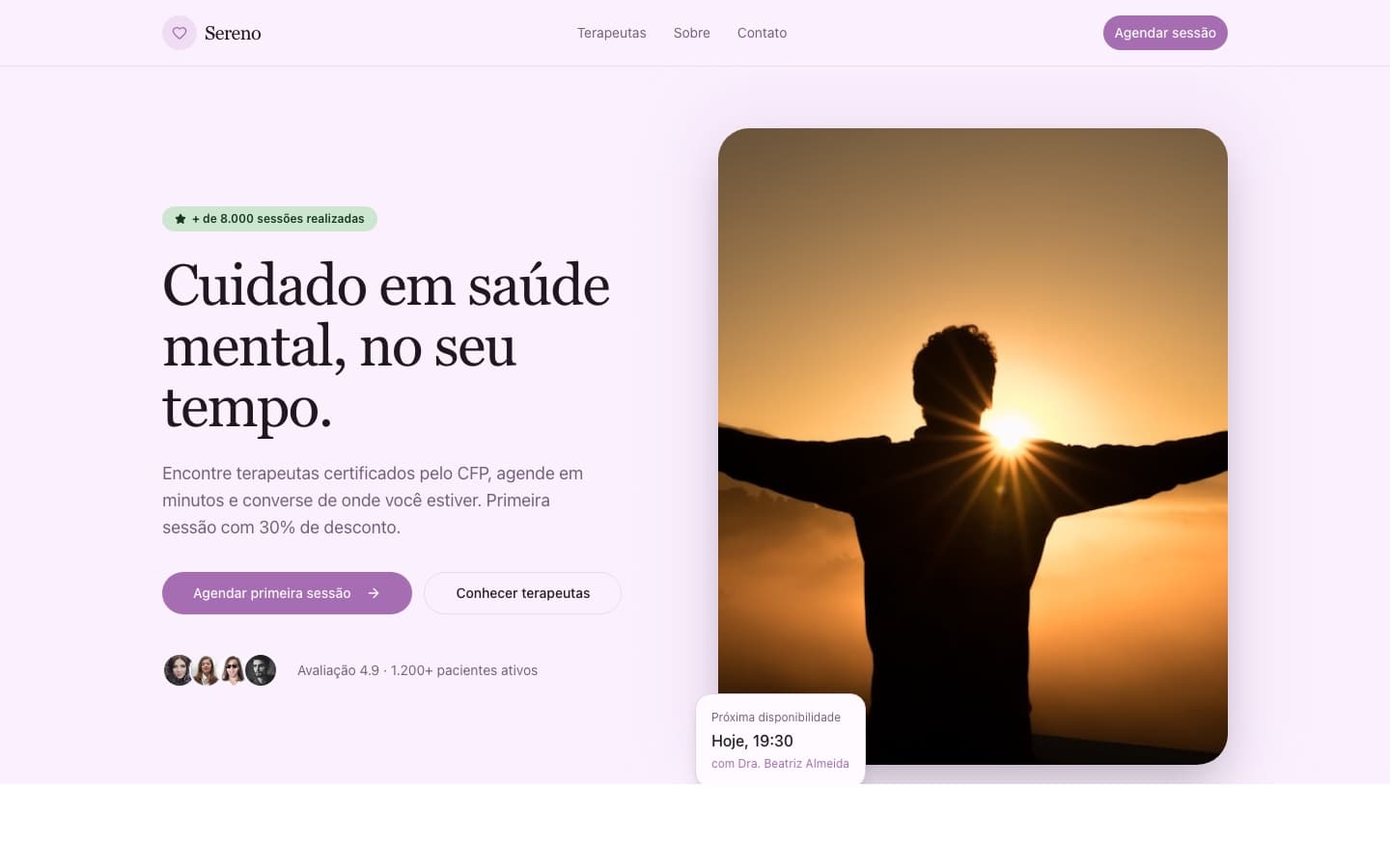 Sereno — Terapia Online