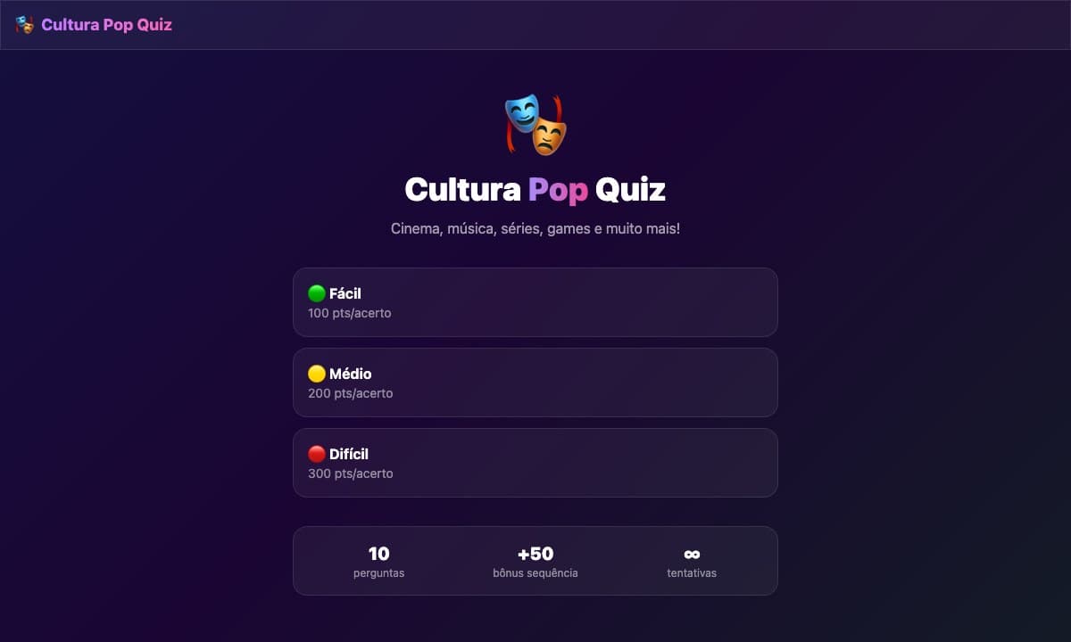 Quiz Cultura Pop