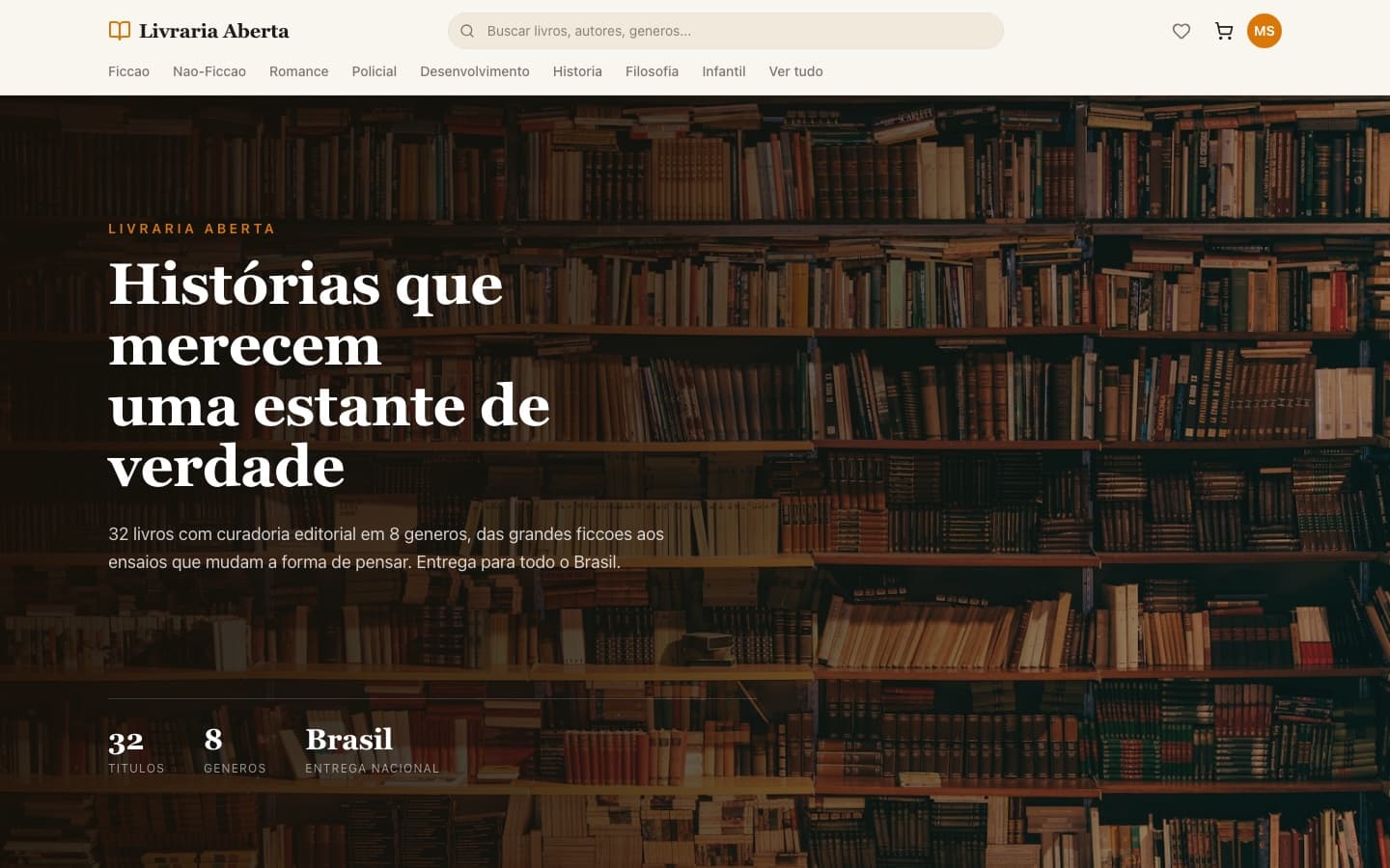Livraria Aberta